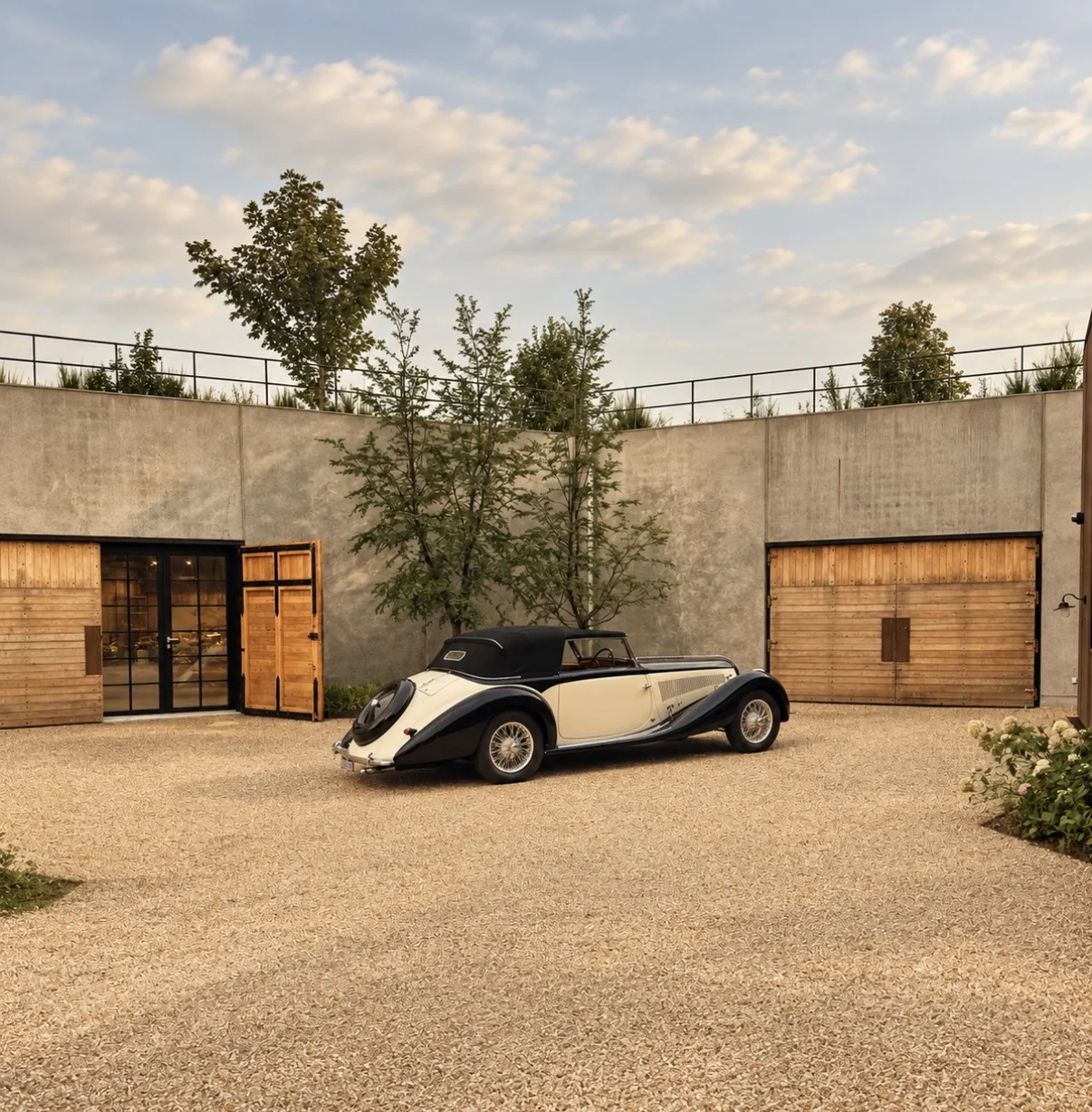 Zone 5 — Classic cars, Esso & gårdmiljø
