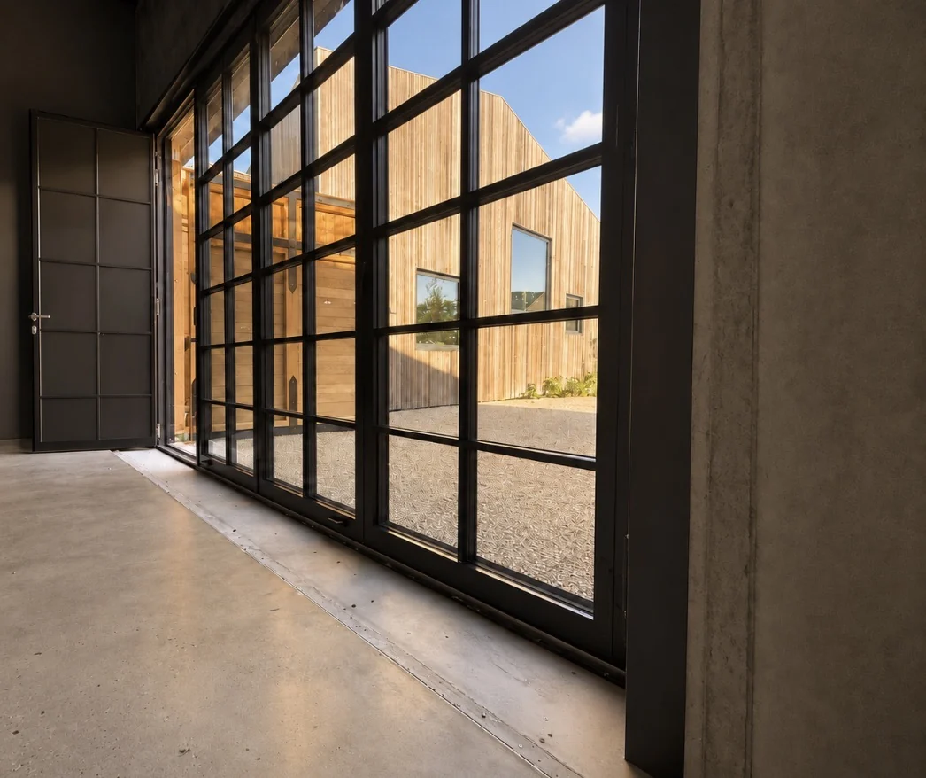 Zone 7 — Uderum, porte & betontrappe